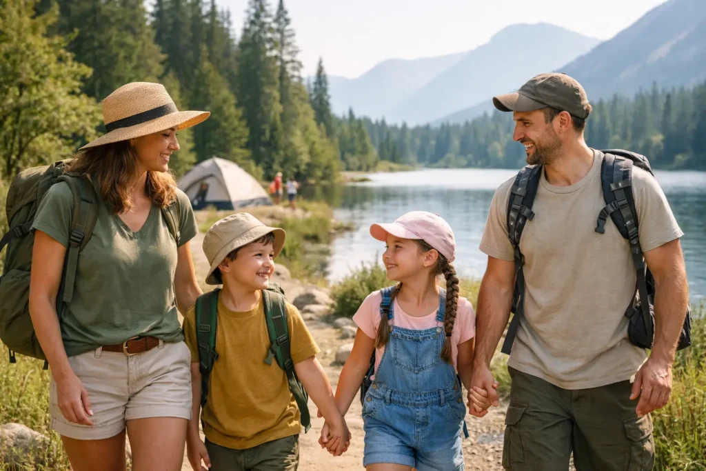 Vacaciones en la naturaleza con niños