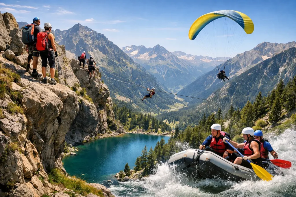 Mejores actividades de aventura en Pirineos