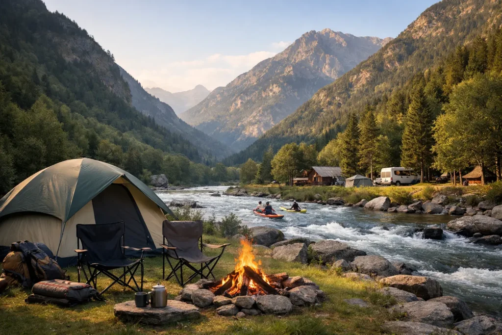 Camping en Llavorsí para aventura y descanso