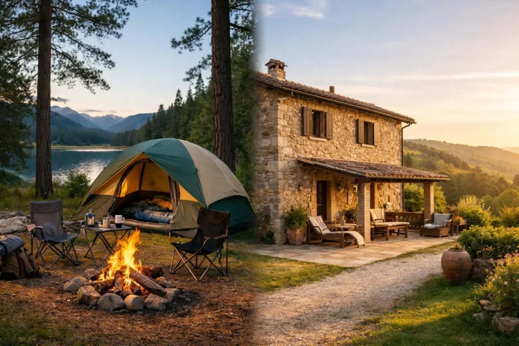 Camping o apartamento rural: ¿cuál te conviene?