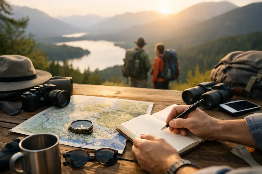 Cómo organizar vacaciones de aventura sin prisas