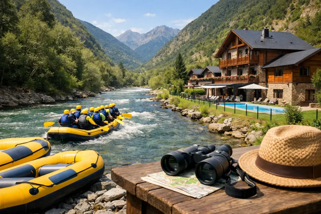 Dónde dormir cerca de rafting en Llavorsí