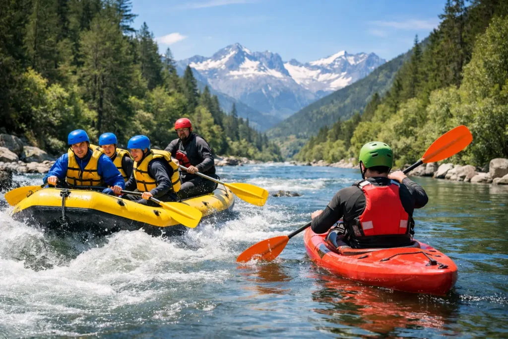 Rafting o kayak en Pirineos: ¿cuál eliges?