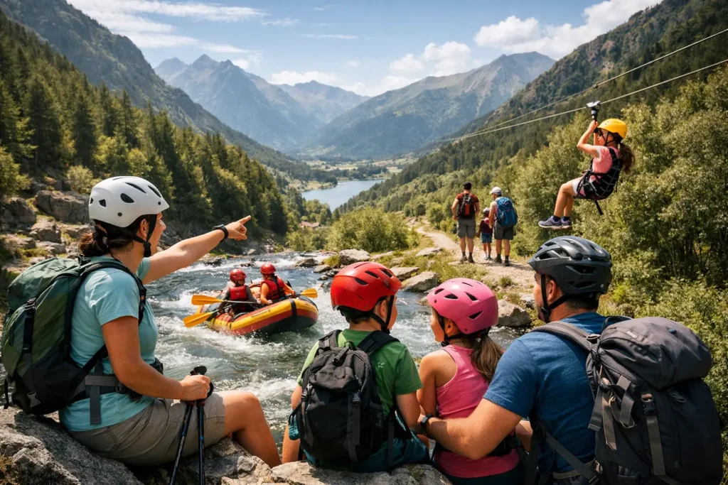 Vacaciones activas en Pallars Sobirà en familia