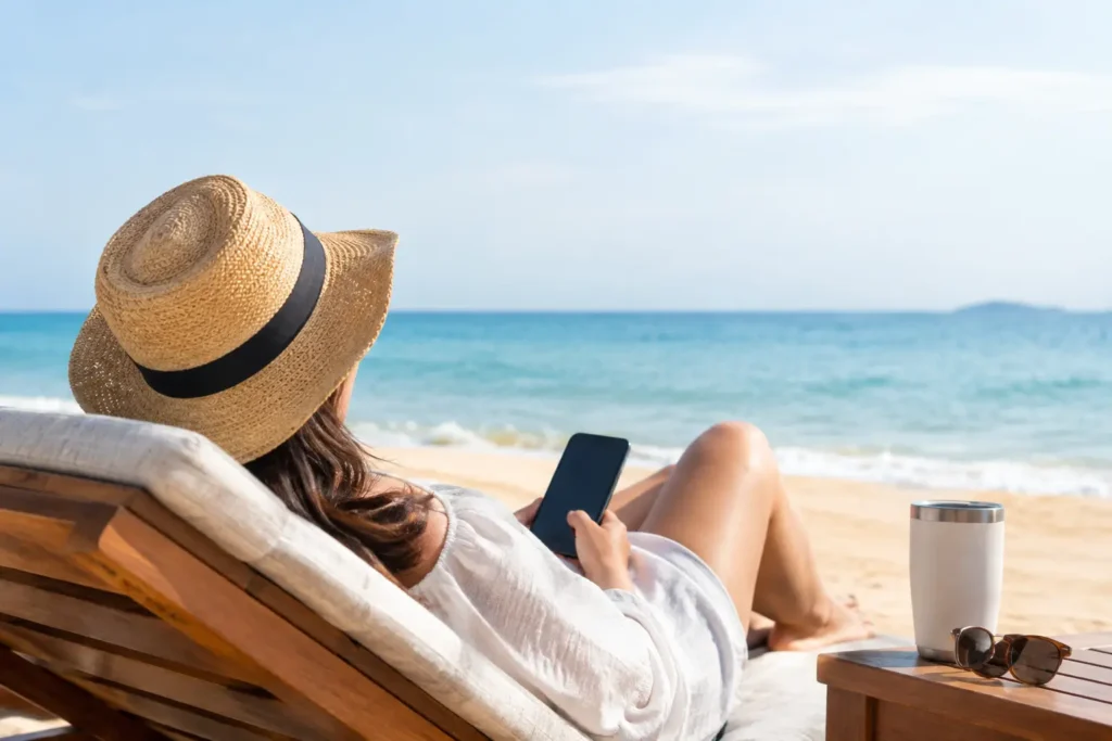 Desconexión digital en vacaciones para descansar