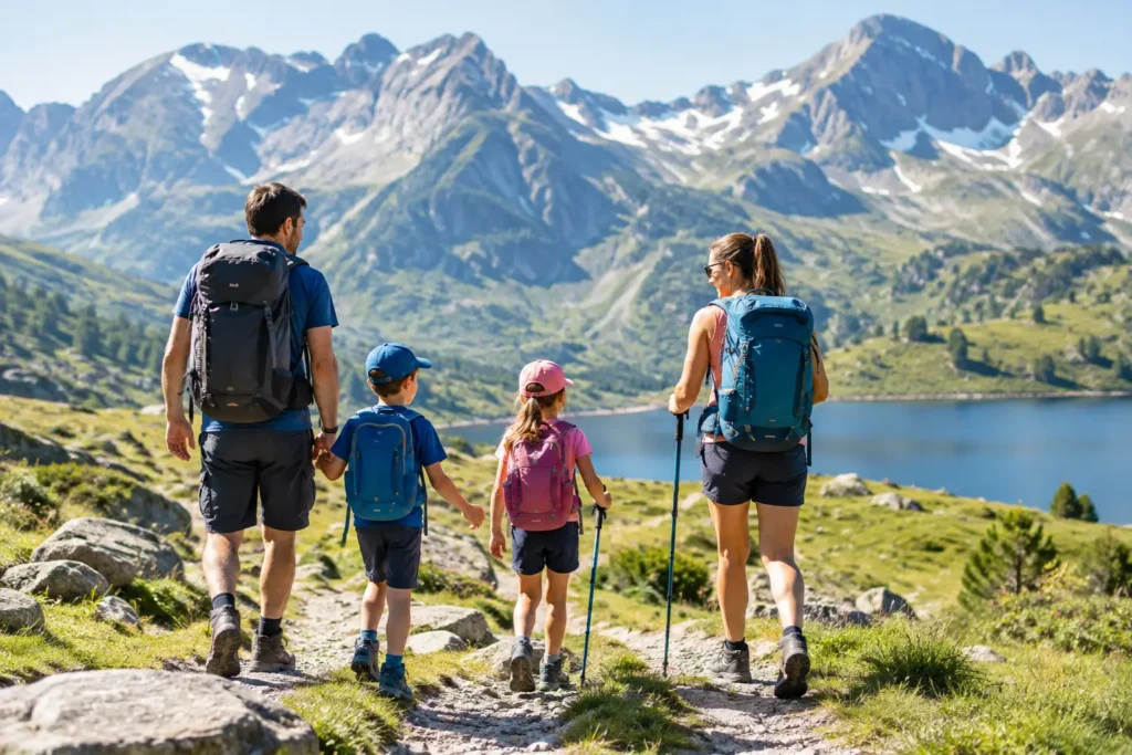Senderismo familiar seguro en los Pirineos